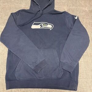 Nike Dark Blue Hoodie with Logo
